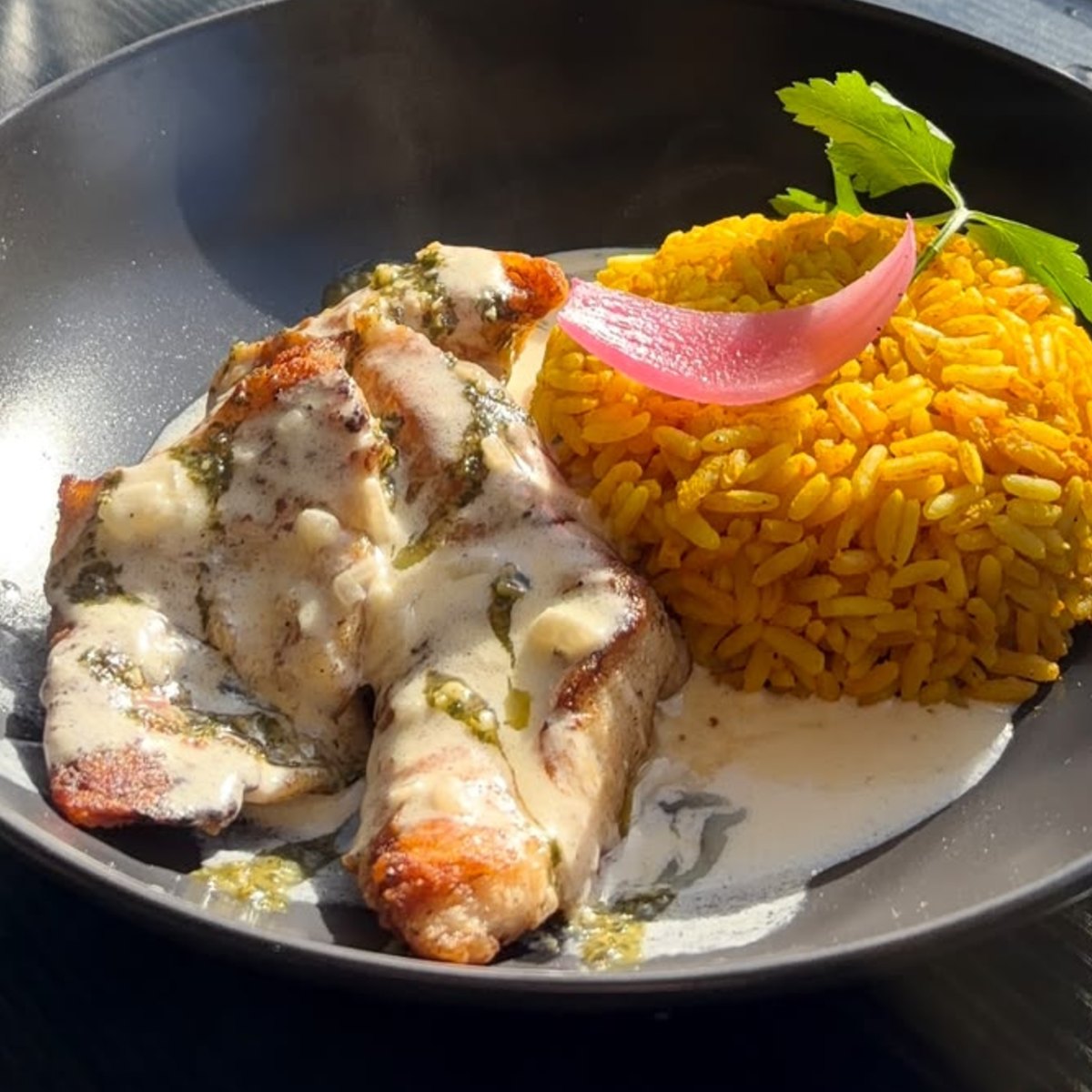 Aiglefin au Riz Jaune