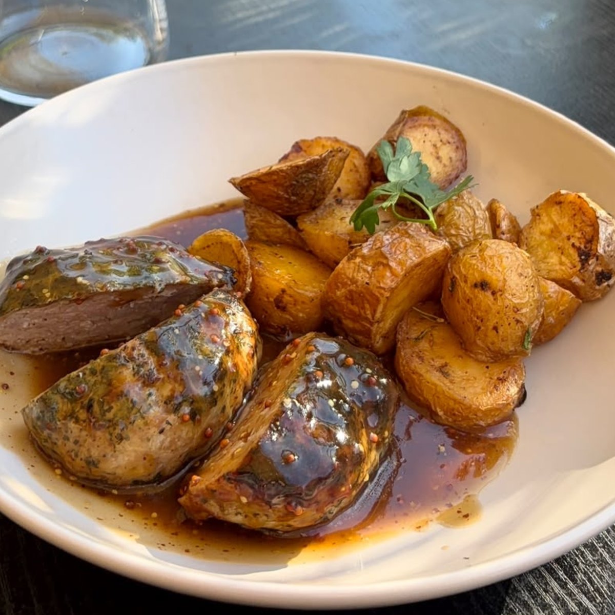 Crépinette de Porc à la Moutarde