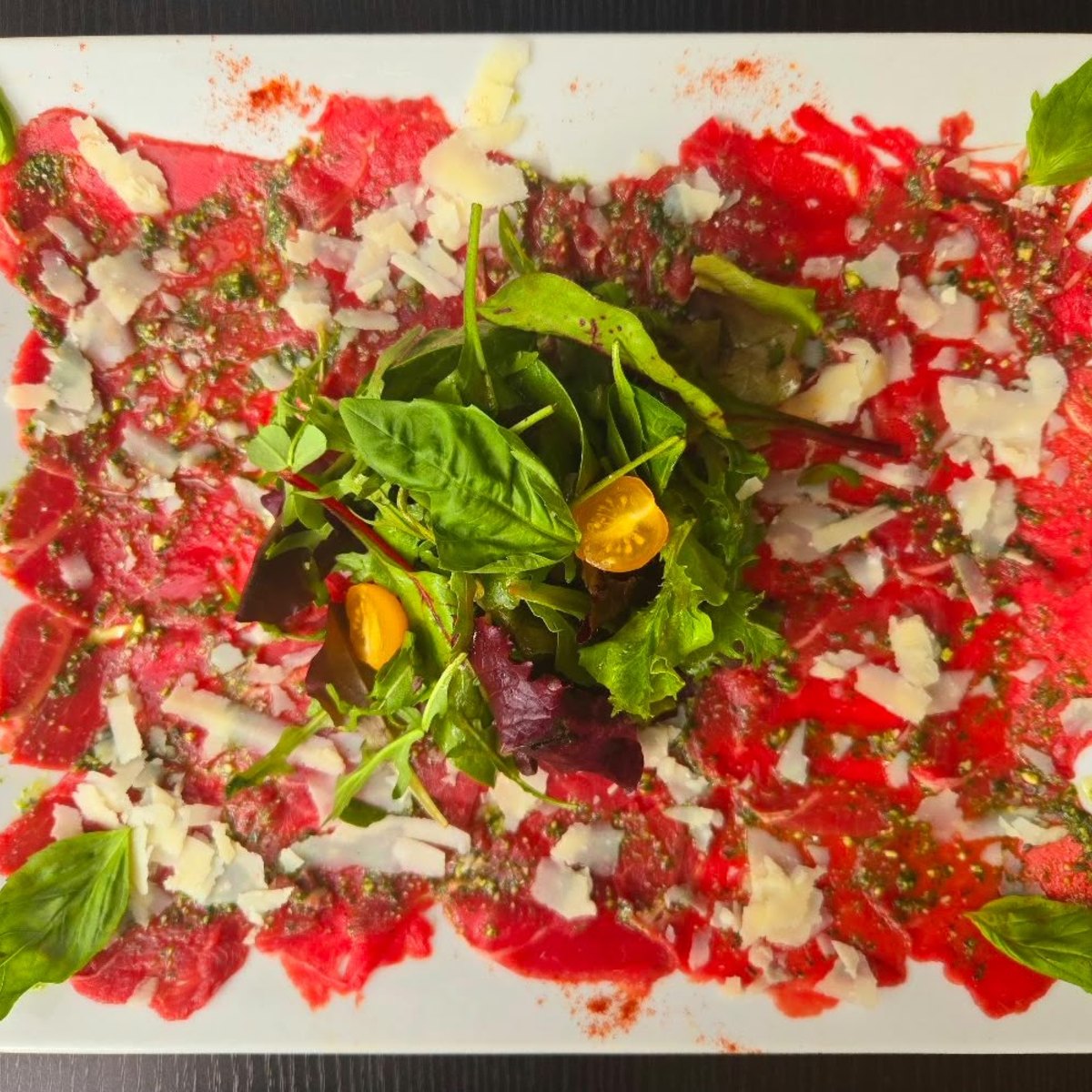 Grand Carpaccio de Bœuf