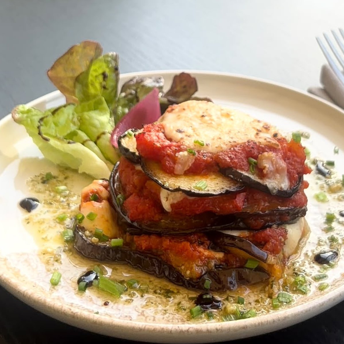 Mille-feuille d'Aubergine